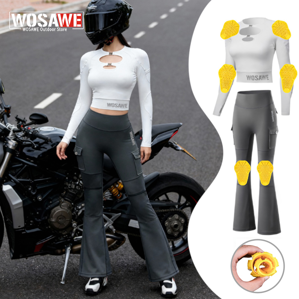 Motorcycle Gear Women Pants - Conjunto de Chaqueta y Pantalones de
