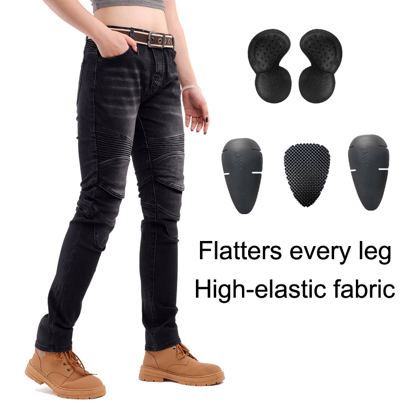 Motorcycle Gear Women Pants - Pantalones vaqueros de motocicleta para mujer,