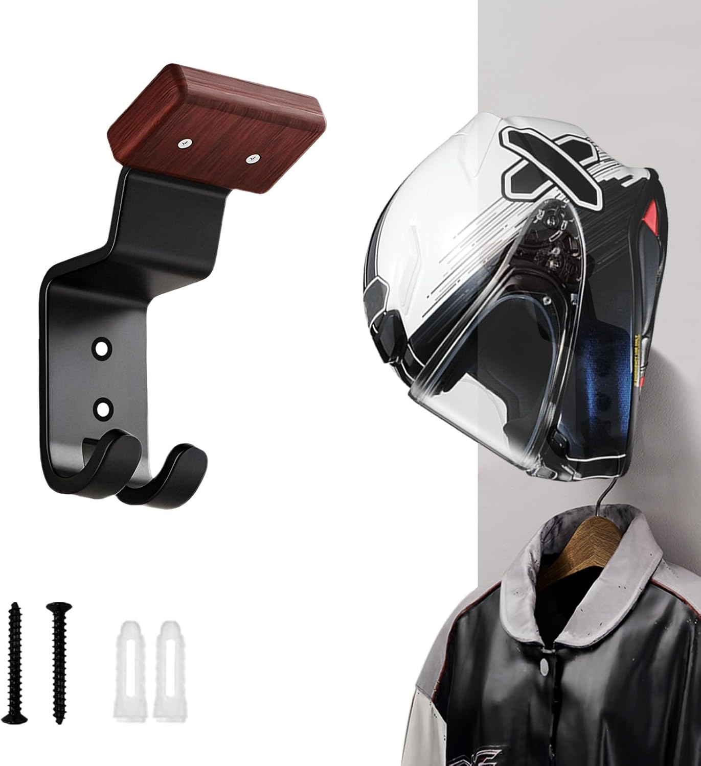 Motorcycle Gear Hanger - Soporte de Pared para Casco de