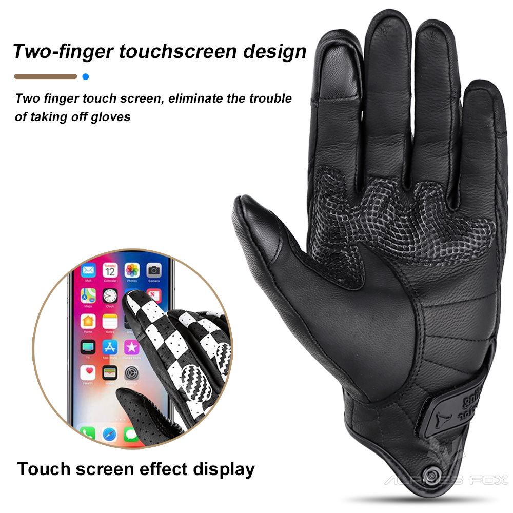 Guantes de motocicleta Vintage - Motorcycle Gear Fox reseña y precio