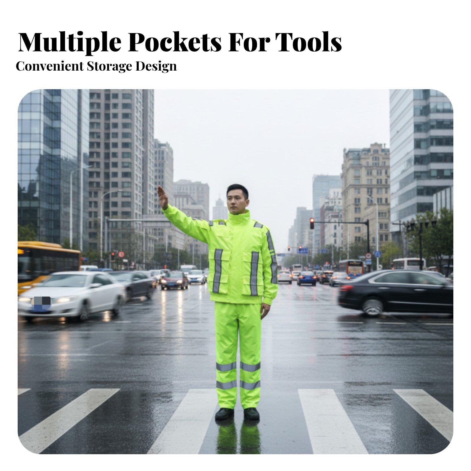 Traje Impermeable Reflectante  - Motorcycle Gear Jacket And Pants reseña y precio