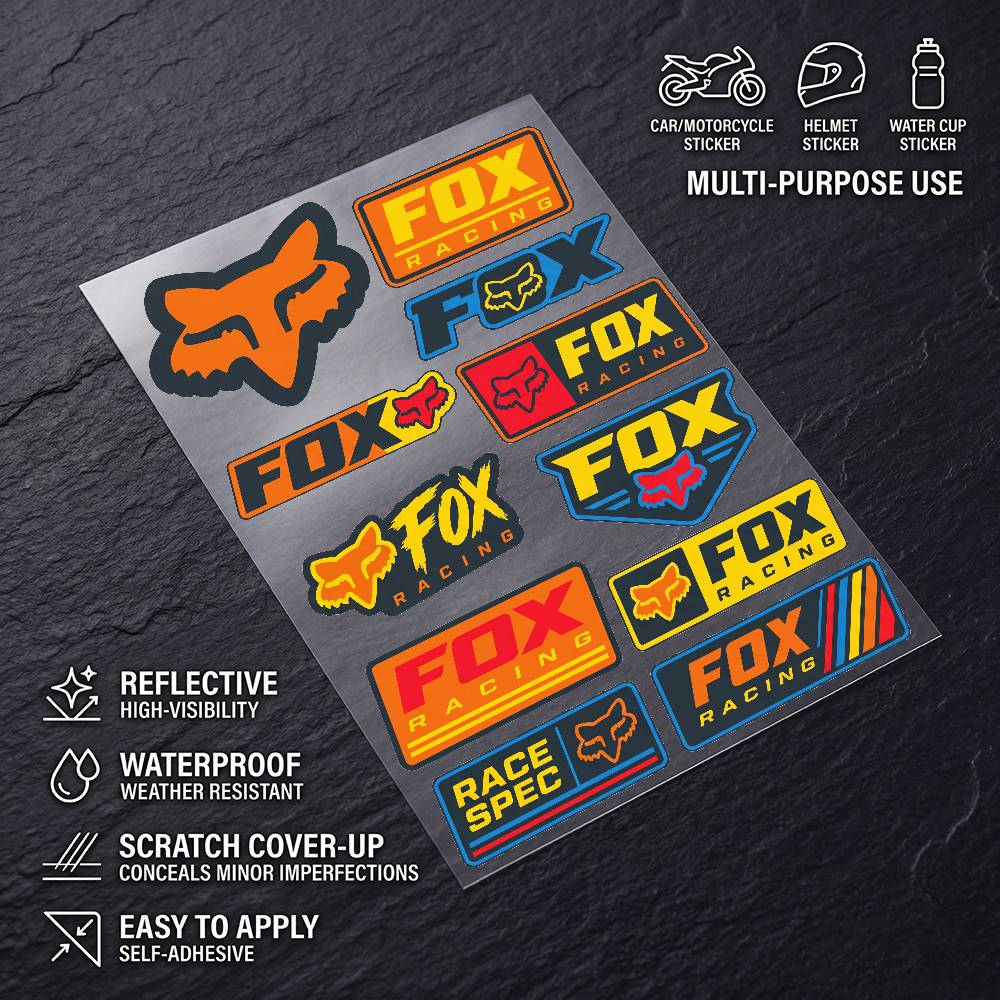 Pegatina reflectante de alta v - Motorcycle Gear Fox reseña y precio