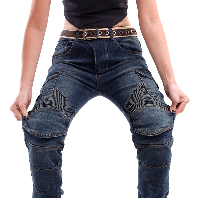 Kevlar pantalones vaqueros de  - Motorcycle Gear Women Pants reseña y precio