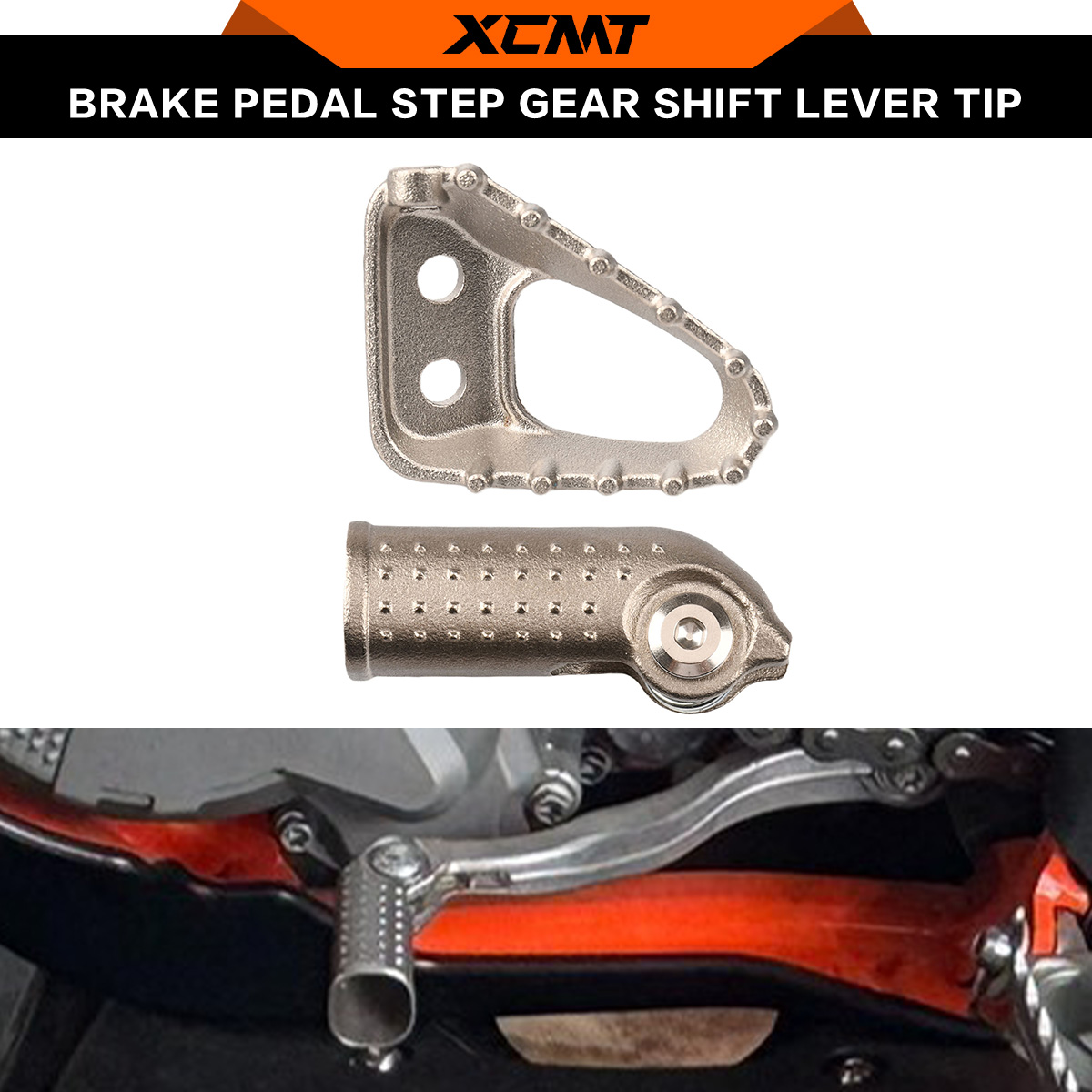 Pedal de freno trasero de acer - Motorcycle Gear Lever Cover reseña y precio