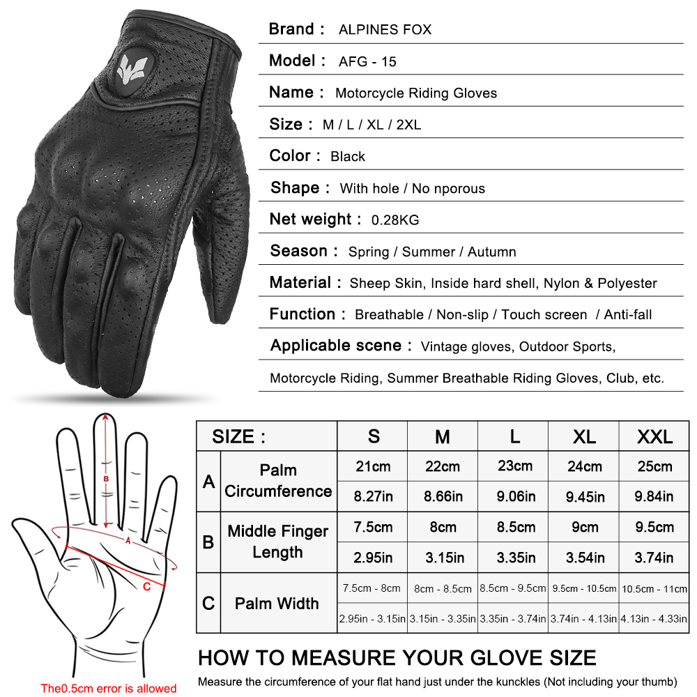 Guantes de moto perforados de  - Motorcycle Gear Fox reseña y precio