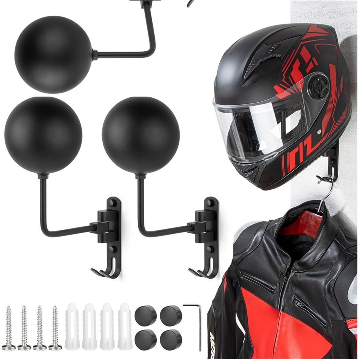 Soporte de Pared para Cascos 2 - Motorcycle Gear Hanger reseña y precio