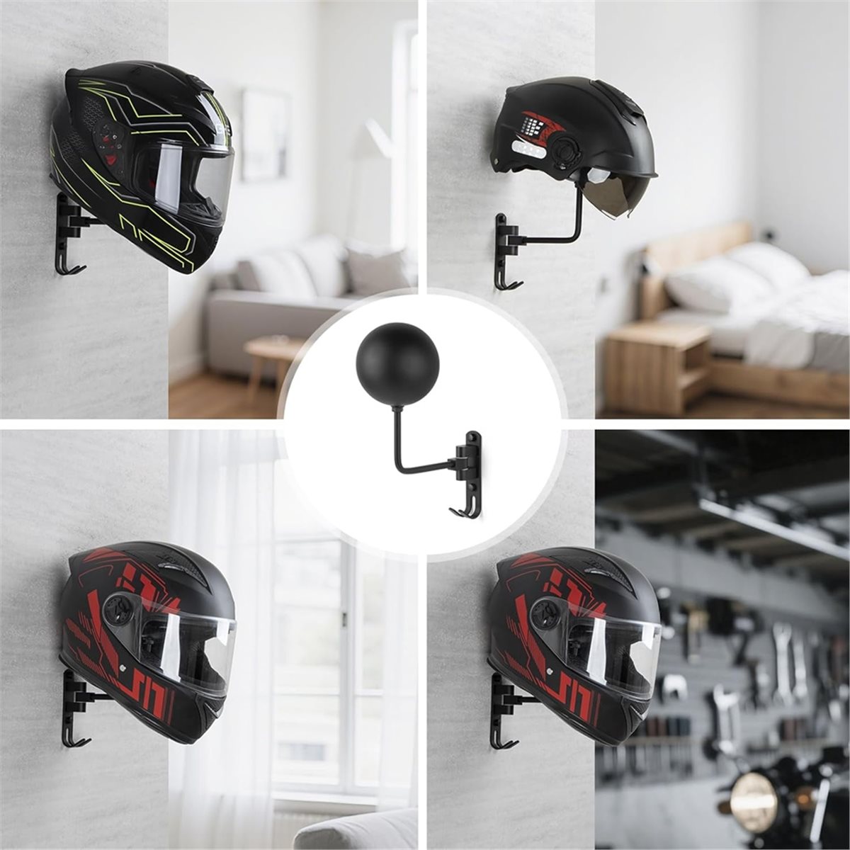 Soporte de Pared para Cascos 2 - Motorcycle Gear Hanger reseña y precio