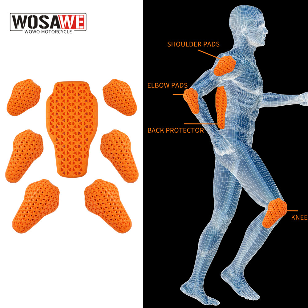 WOSAWE-protectores de forro pa - Motorcycle Gear Protection reseña y precio