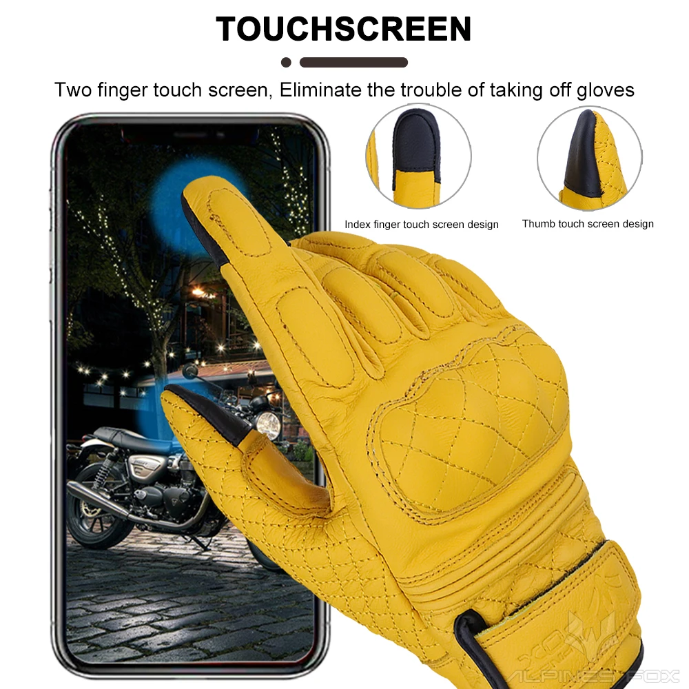 Guantes Retro para motocicleta - Motorcycle Gear Fox reseña y precio