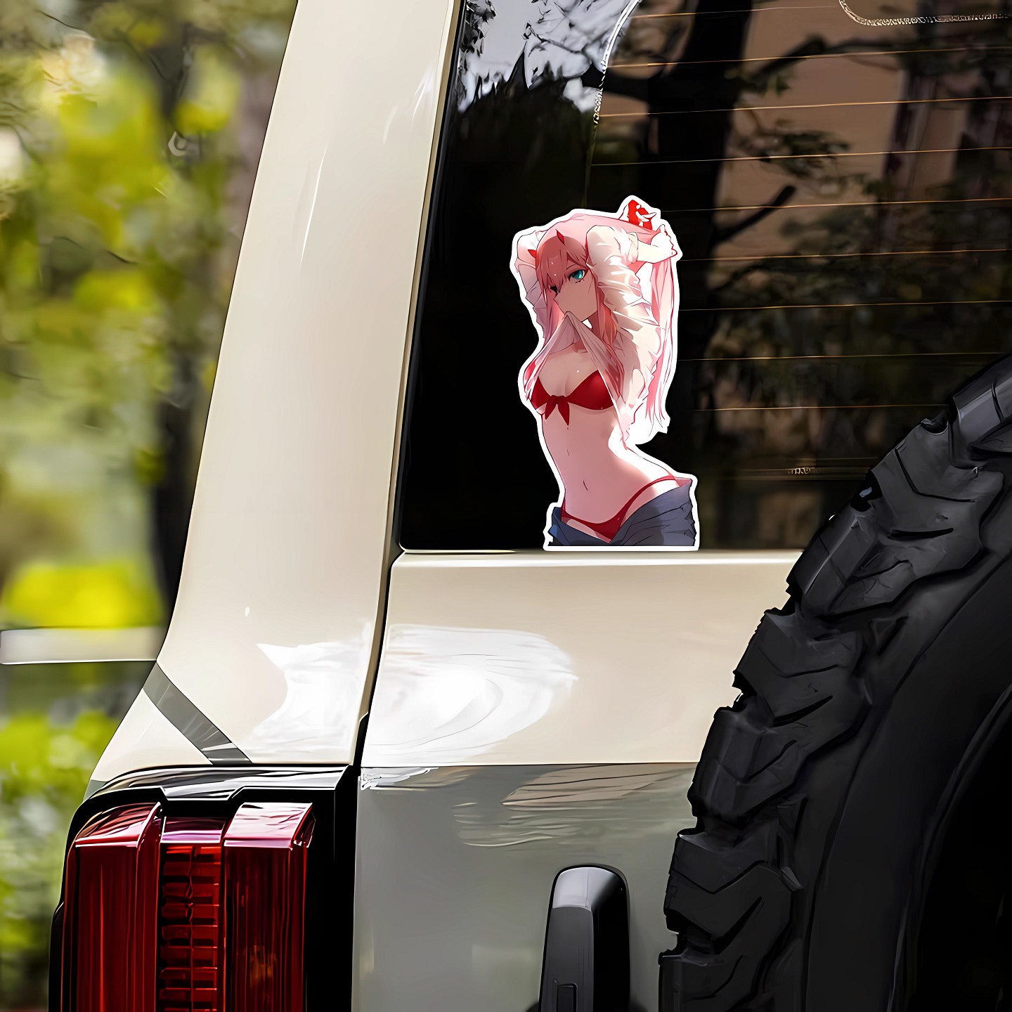 Pegatina para coche DARLING in - Zero Motorcycle Gear reseña y precio